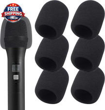 Foam Microphone Windscreen, Disposable Mic Cover, Soft Sponge Foam Mic Windscree