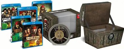 Pirates of the Caribbean 1 - 4 [Collector's Edition Schatztruhe inkl. Soundtrack