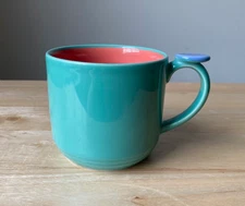 Vintage LINDT-STYMEIST COLORWAYS Green Salmon Blue Mug - Japan - VGUC