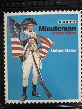Scott Minuteman album ~400 Stamps