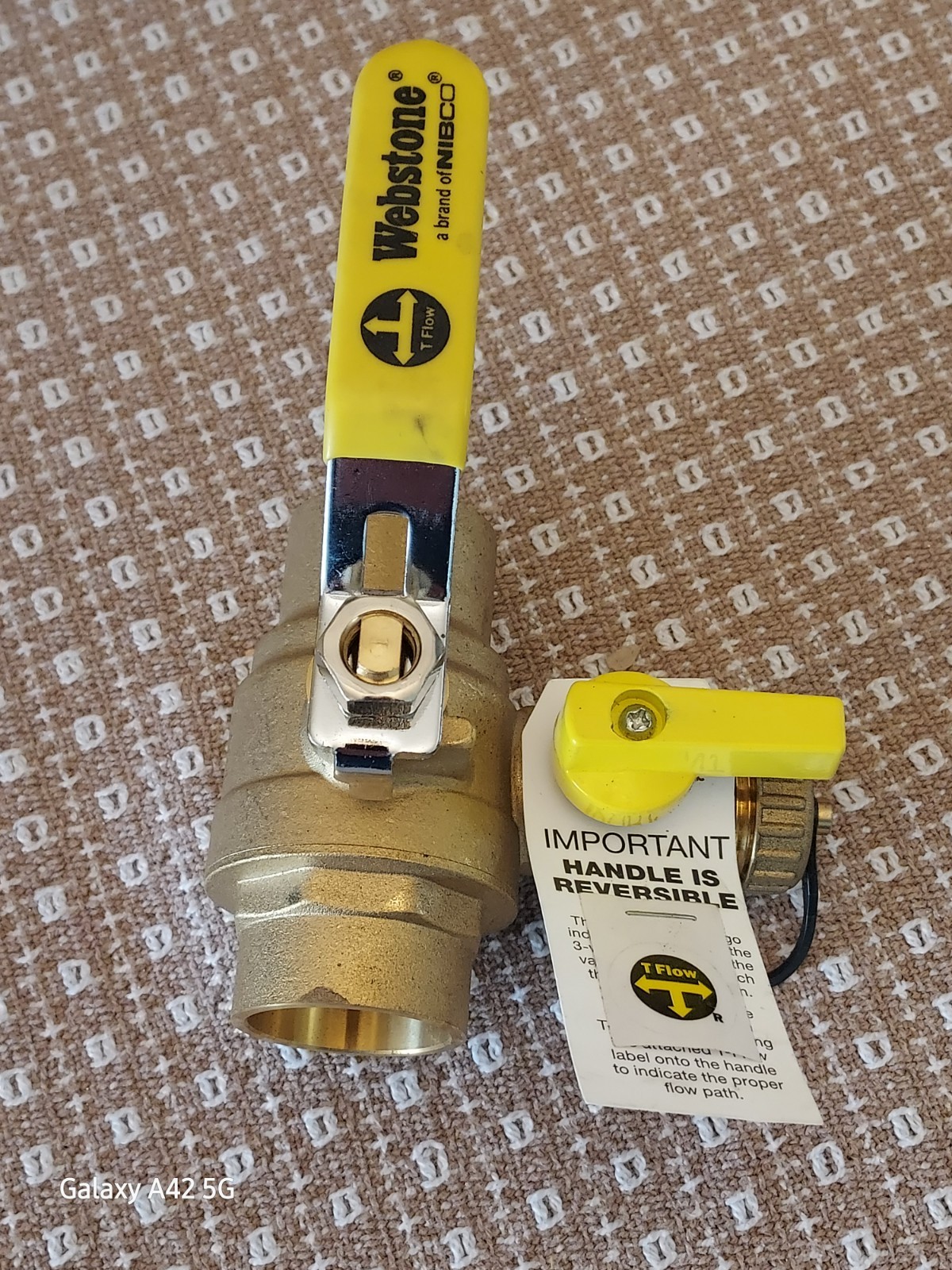 1-1/4" Sweat PRO-PAL Full Port Ball Valve w/ Drain