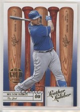 2019 Panini Leather & Lumber Bats Embossed Gold Proof Wilson Ramos #59 0g4