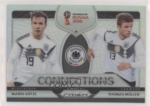Mario Gotze, Thomas Muller [Silver Prizm] #C-8 2018 Panini Prizm World Cup Connections card