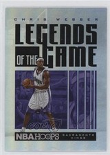 2020 Panini NBA Hoops Legends of the Game Silver /199 Chris Webber #22 HOF 7y2