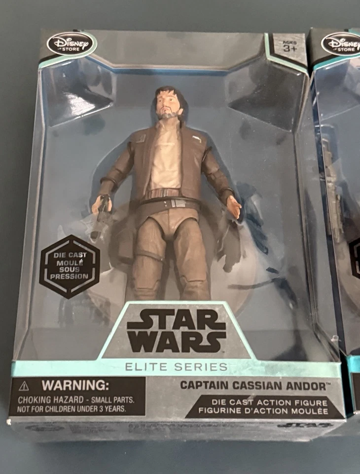 LOTE COM 3 BONECOS DE AÇÃO FUNDIDOS STAR WARS ELITE SERIES ANDOR/BODHI/ERSO - Imagem 2 de 4