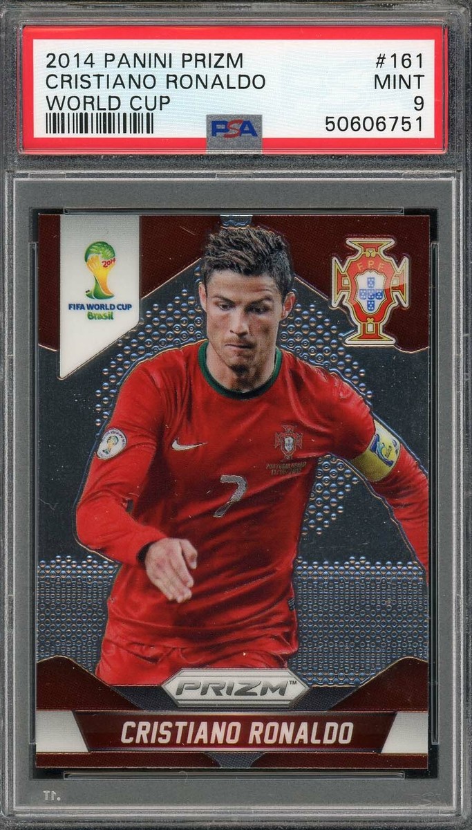 Cristiano Ronaldo 2014 Prizm WC プリズム版 Cristiano Ronaldo 2014 Panini Prizm World Cup Card #161 PSA
