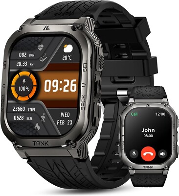 AMAZTIM Smart Watch, 60 Days Extra-Long Battery, 50M Waterproof