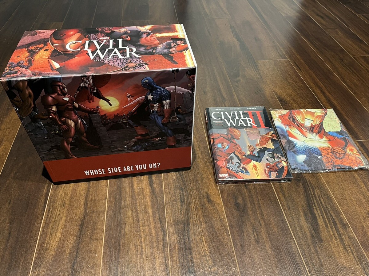 ヴィレッジブックスMARVEL CIVIL WARシリーズ Complete Marvel Civil War Box Set (11 Hardcover Books w/ Slipcase