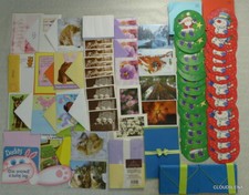 Lot 55 Greeting Cards/XMAS Envelopes Sheets/Hallmark, Carlton, Pine hollow