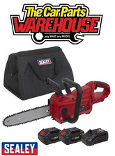 Image of Sealey CP20VCHSKIT Cordless Chainsaw 25cm 20V SV20 Series Kit - 2 Batteries