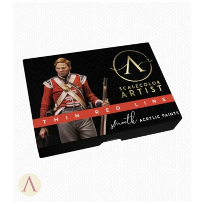Scale 75 Artist Thin Red Line Paint Set 6 Farben Hobby Acrylfarben