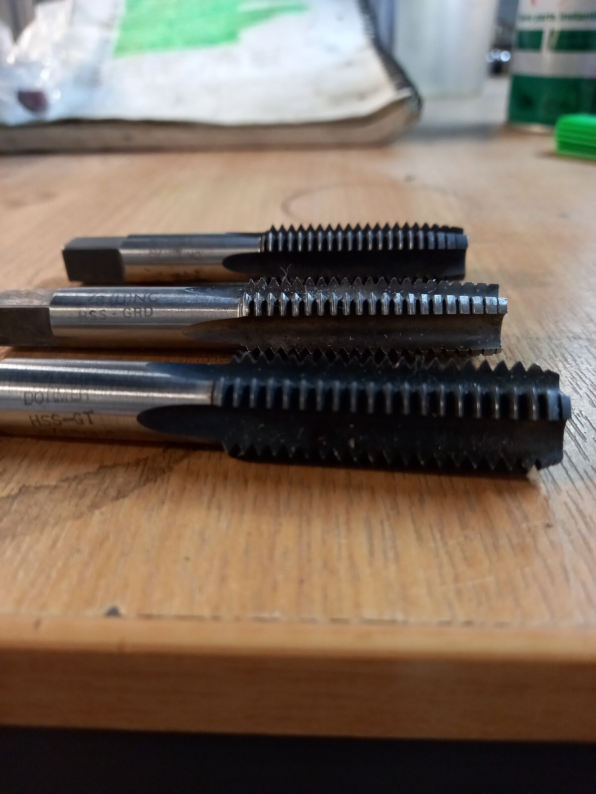 Dormer M18x2.5 3 tap set eBay