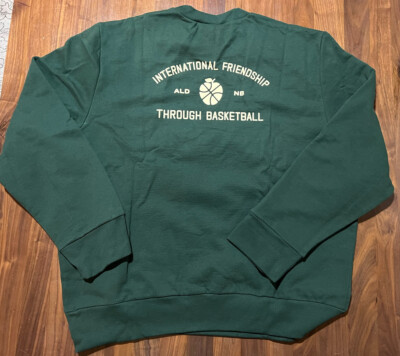 Aime Leon Dore New Balance Sonny League NY Crewneck Fleece Sweatshirt Green  XXL