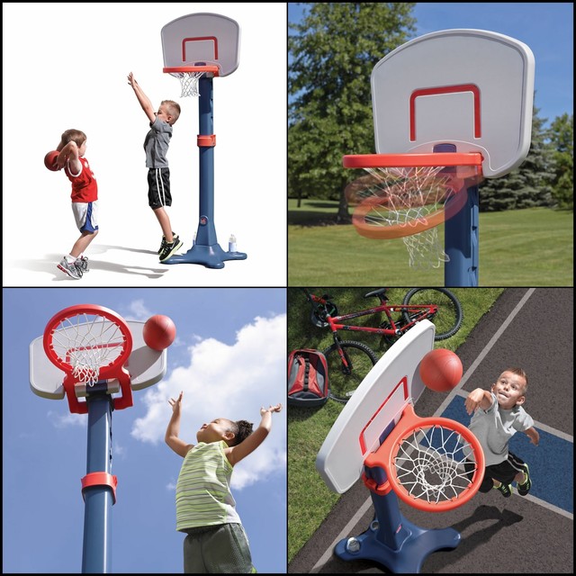 Step2 Shootin Hoops Pro 72inch Portable Basketball Hoop with Ball FREE