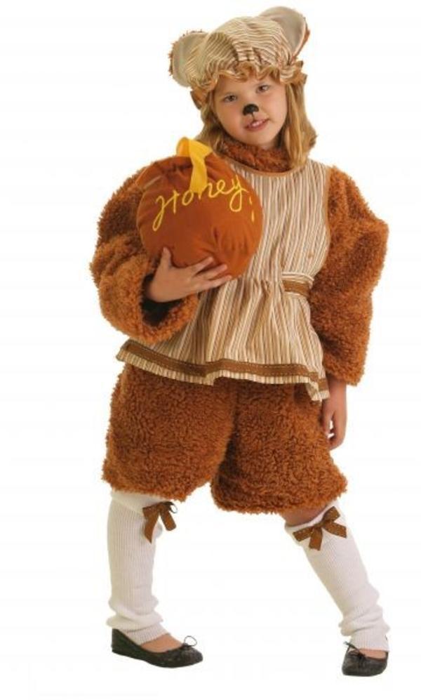 Disfraz oso osa niña infantil osita marron