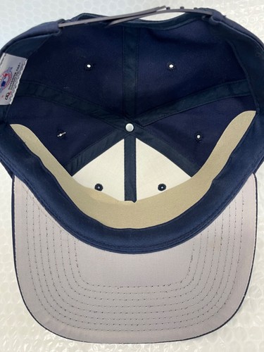 NWT RARE Vintage Outdoor Cap Company Snapback Boston Red Sox Cap Hat BLUE - Picture 7 of 11