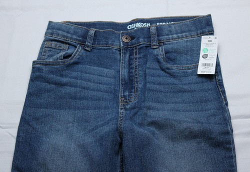 OshKosh B’gosh Boys Kid Medium Blue Wash Straight-Leg Jeans AP2 Blue Size: 10R - Picture 2 of 4