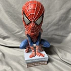 2002 Marvel 7.5” SPIDER-MAN Head Knockers Bobble Head by NECA No Box -G4