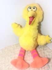 Big Bird 21 Inch Plush With Pull String Works EUC Sesame Street Playskool Toy H6