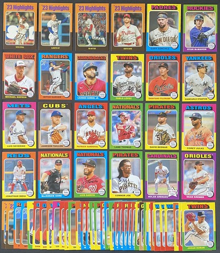2024 Topps Heritage - Baseball Cards - #1-100 - Complete Your Set - You U Pick