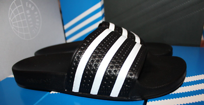 NEW ADIDAS ORIGINALS MEN'S ADILETTE TREFOIL SLIDES ~SIZE 9 #280647