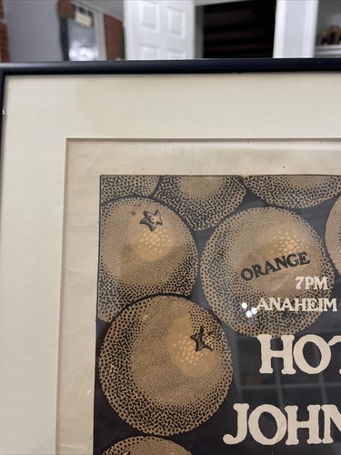 1975 Hot Tuna John Mayall Concert Poster by Rick Griffin Orange County Jam - Picture 6 of 8
