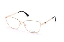 GUESS GU2779 032 Gold Metal Cat Eye Optical Eyeglasses Frame 55-14-140 2779 RX