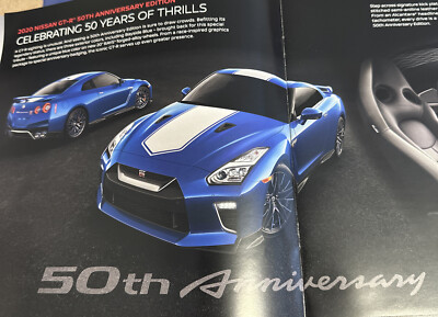 2020 Nissan GTR GT-R 20 Original Car Sales Brochure Catalog