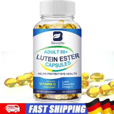 120Pcs Augengesundheit Ergänzung,Lutein Zeaxanthin,Vision Gesundheit,Eye Support