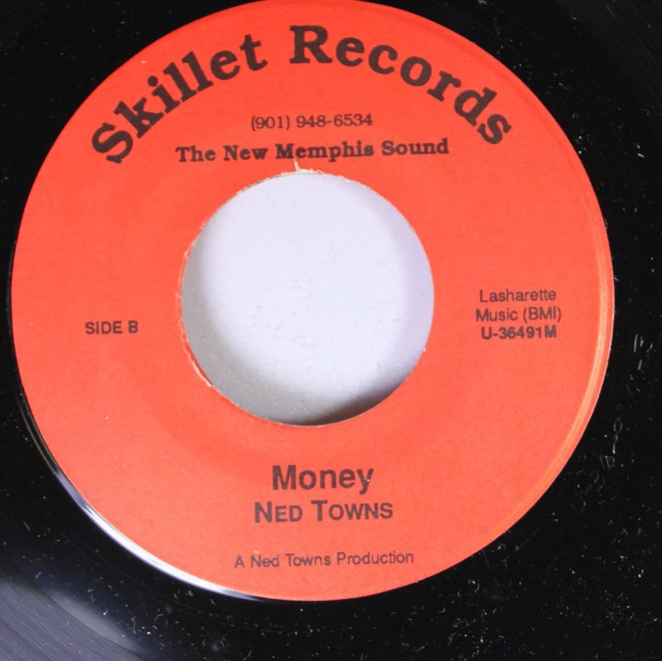 Soul Funk Unplayed 45 Ned Towns - Nighty-Night / Money On Skillet Records - Image 2 of 2