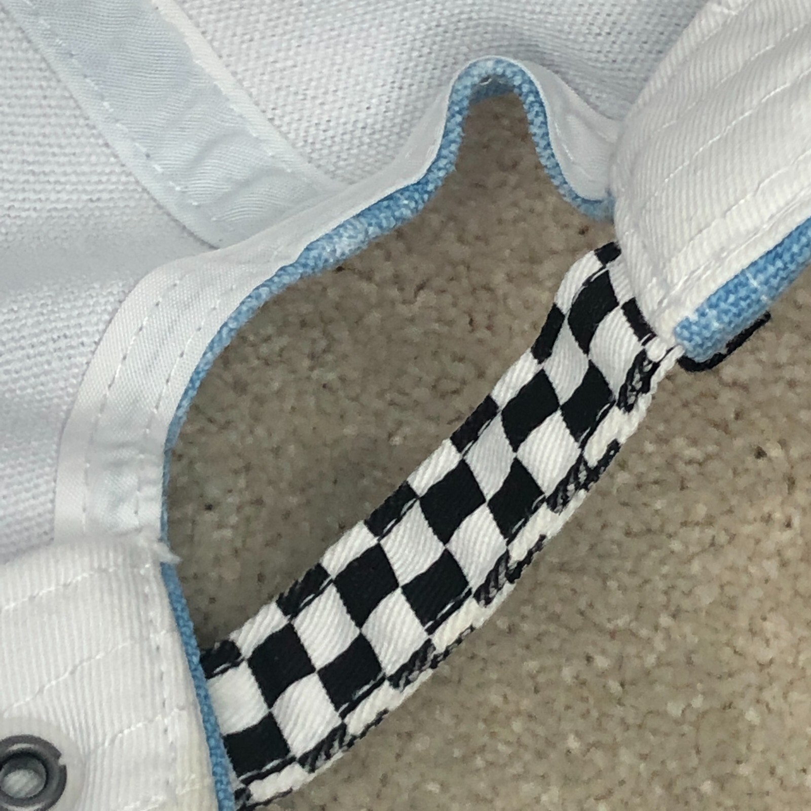 VANS Strapback Hat Cap Blue Clouds - image 9