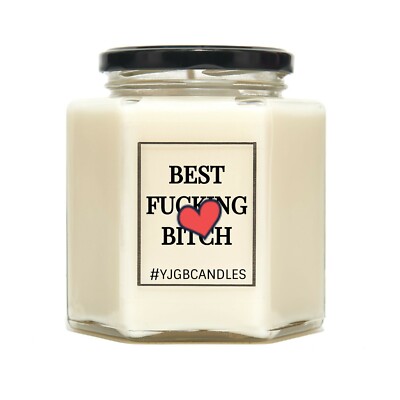Bestes F*cking B*tch, Geschenk für Freund, reif, lustiges Geschenk, Kerzen, FLUCHEN
