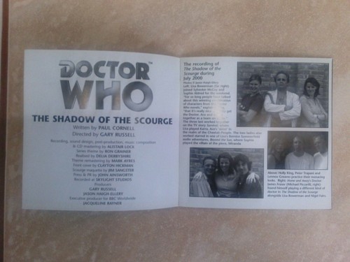 Doctor Who Big Finish Audio Drama Shadow of the Scourge Sylvester McCoy 2000 - Picture 5 of 7