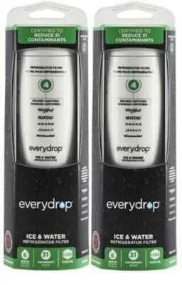 FOR EVERYDROP 2 Pack New ΕVΕRYDROP ΕDR4RXD1 Refrigerator Wate Filter 4 Sealed New Free SHIP