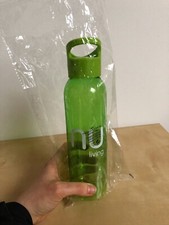 New Plastic Bottle Green NU Living BPA Free Medium Sized Lid With Hook