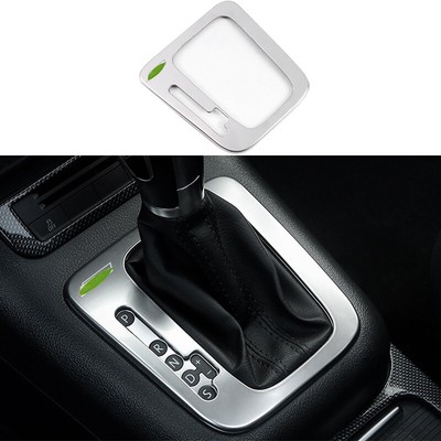 For Volkswagen Tiguan 10-2016 Steel Silver Central Console Gear Shift Cover Trim