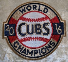 Chicago Cubs 2016 World Series Iron On Embroidered Patch~ Free Tracking!