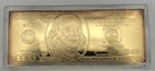 Benjamin Franklin $100 Gold Proof .999 silver/24k gold plated