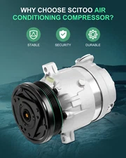 A/C Compressor For Suzuki Forenza 2004-2008 Reno 2005-2007 2008 2.0L 97272