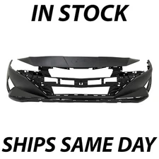 NEW Primered Front Bumper Cover Fascia for 2021 2022 2023 Hyundai Elantra Sedan