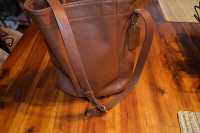 Vintage Coach Brown Leather Bag 4156 | eBay