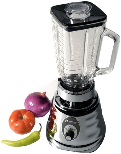 Oster 4655 Chrome 220 Volt 3 Speed Blender with Glass Jar 600W 220V 240V Europe