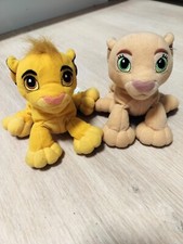 Vintage Disney Lion King Nala  Simba Plush Bean Bag Stuffed Toy