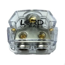 0 Gauge Distribution Block 4 Gauge Outputs Set Screw Power Ground Car Audio AWG