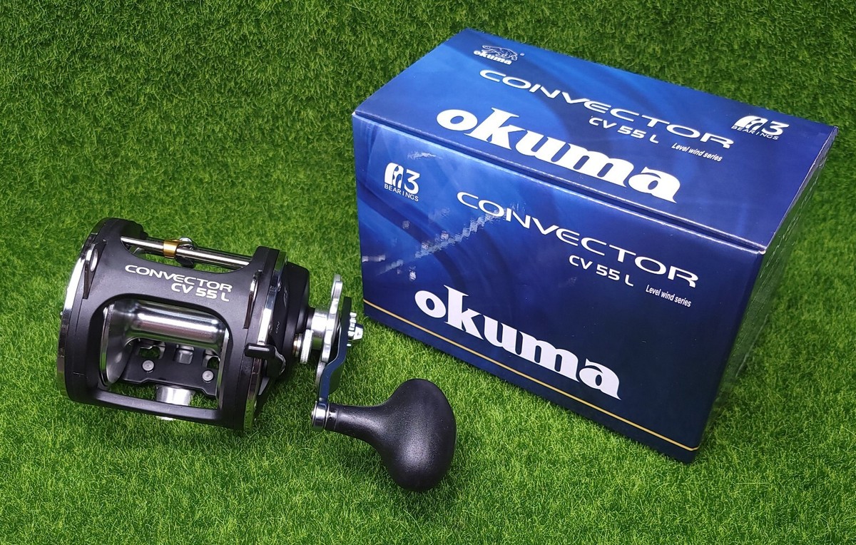 Okuma Convector 55L 4.0:1Star Drag Levelwind Trolling Reel, Right