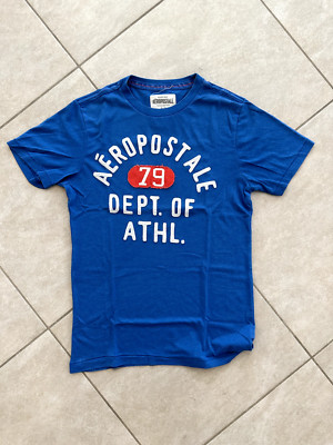 Blaues Herren Aeropostale T-Shirt, Größe S