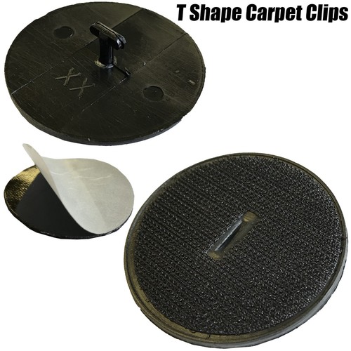 4x Floor Mat Trim Clips for BMW Mini Cars Carpet Fixings Adhesive