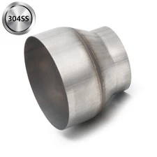 3"OD to 5"OD Exhaust Pipe Tip Adapter Reducer Connector 304 Stainless Steel