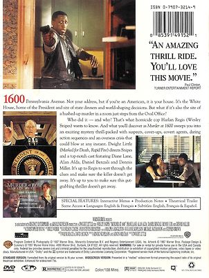Murder At 1600: Wesley Snipes Diane Lane Daniel Benzali Dennis
