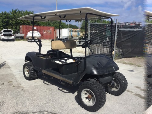 EZGO GAS LIMO PASSENGER 4 FORWARD FACING SEAT GOLF CART NEEDS WORK 